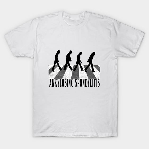 Ankylosing spondylitis Warrior Road T-Shirt by spooniespecies